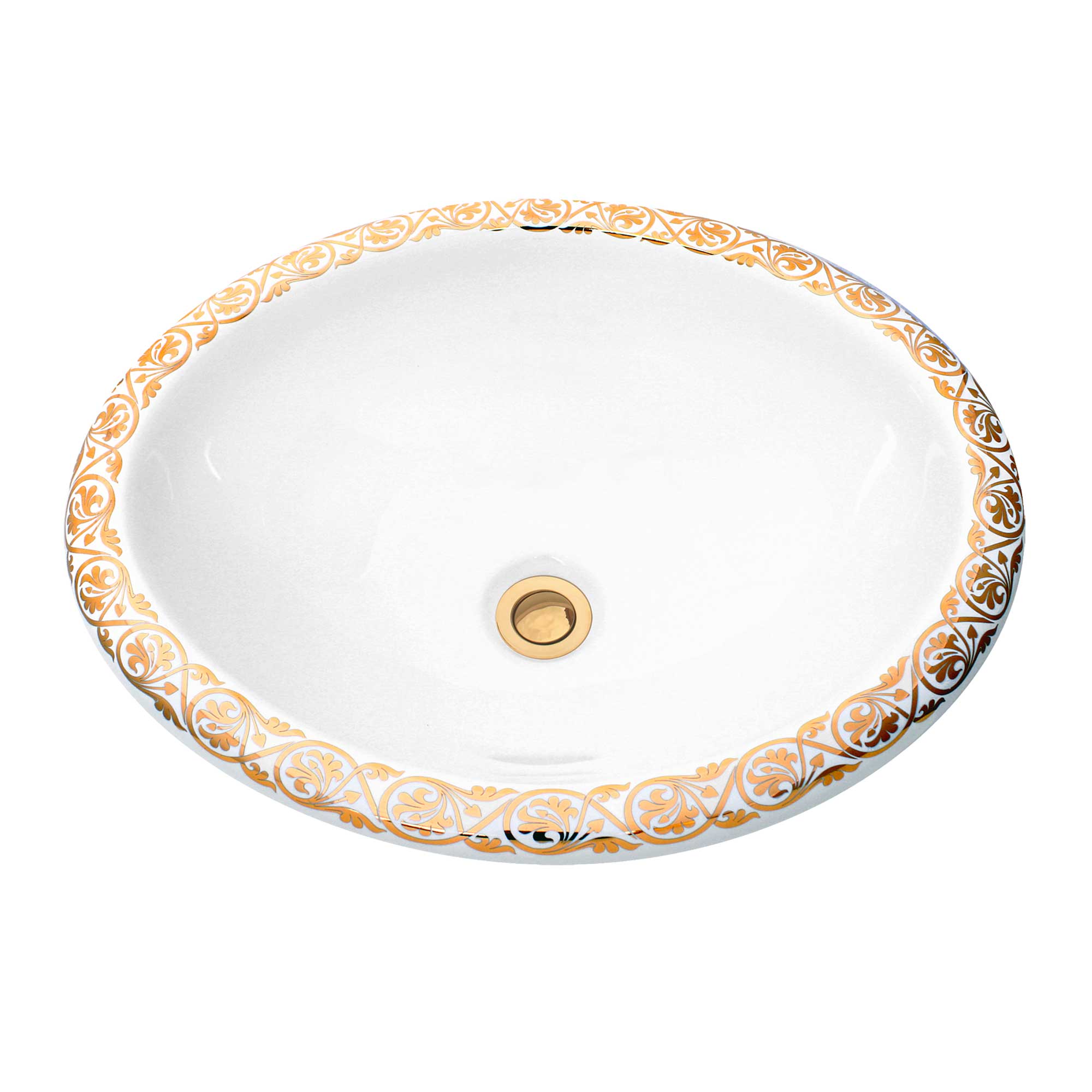 Gold & Platinum Design Painted Bathroom Sinks Page 2 DecoratedBathroom