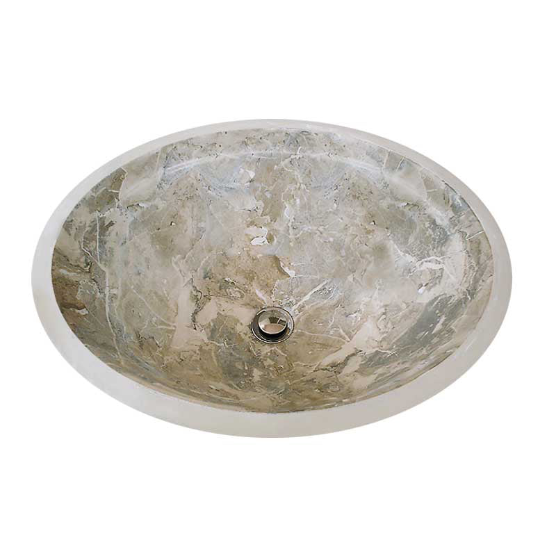 Beige Marble Design Kohler Undermount Sink on Sale