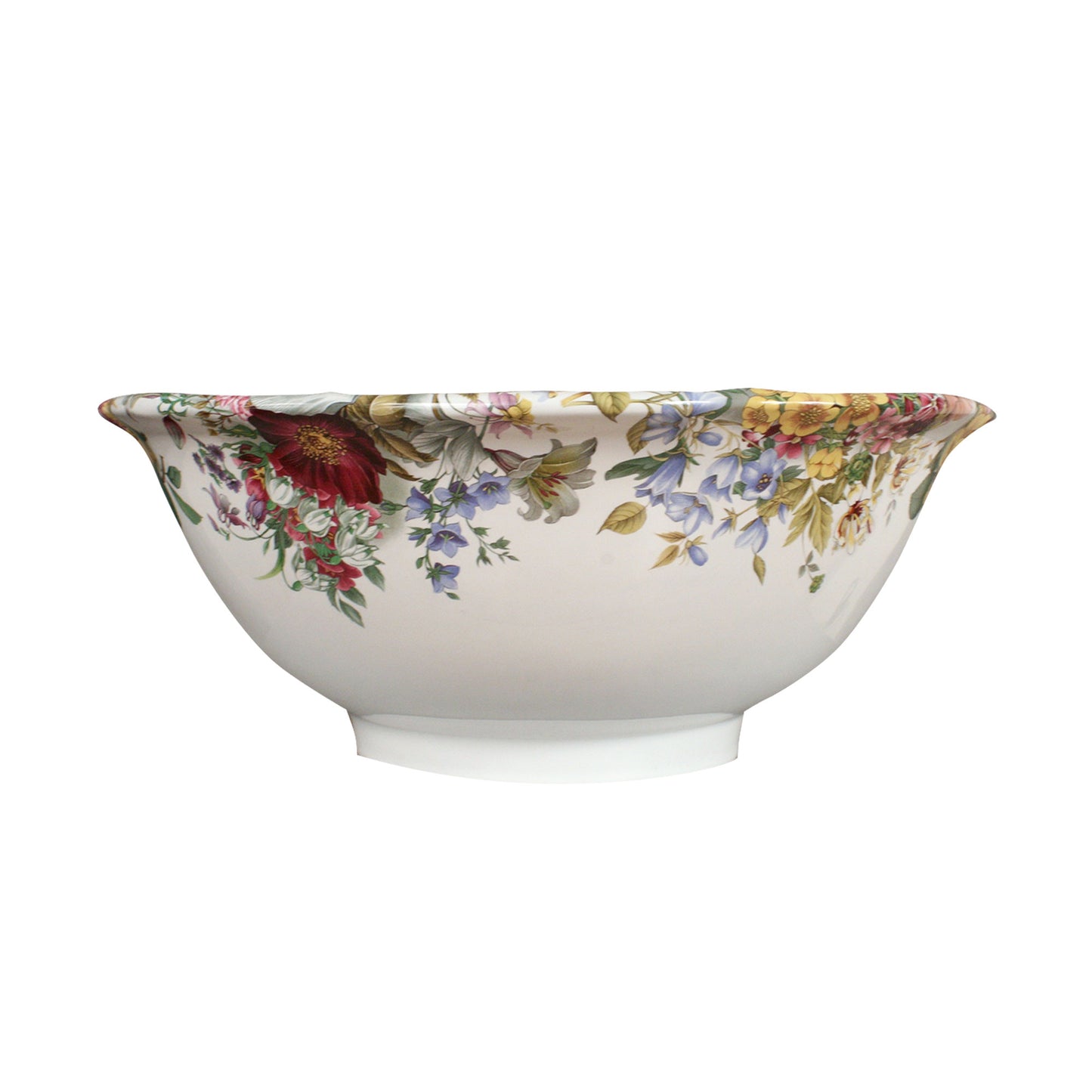 Front view of the Victorian Garden flower vessel sink