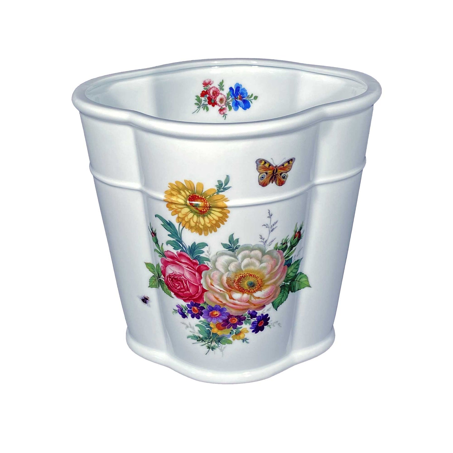 Scented Garden & Hummingbirds Wastebasket