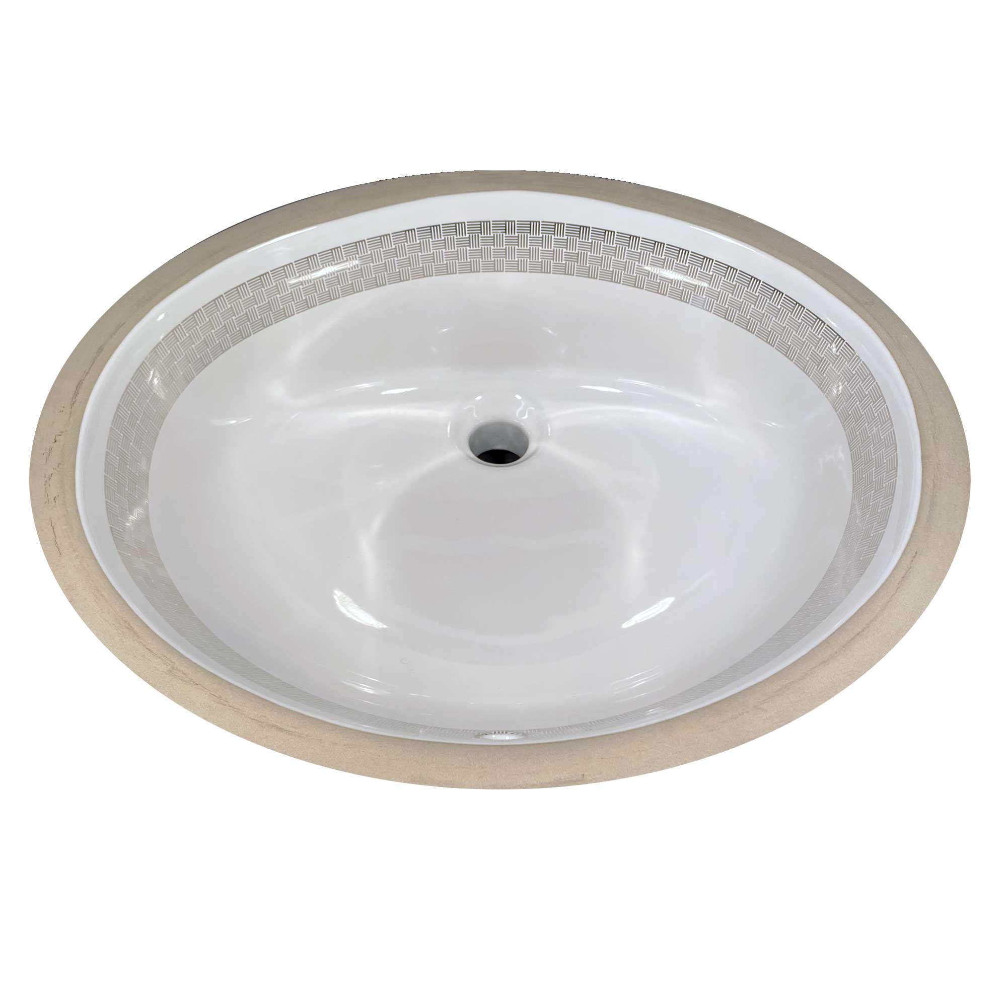 Border Design Hand Painted Bathroom Sinks – DecoratedBathroom