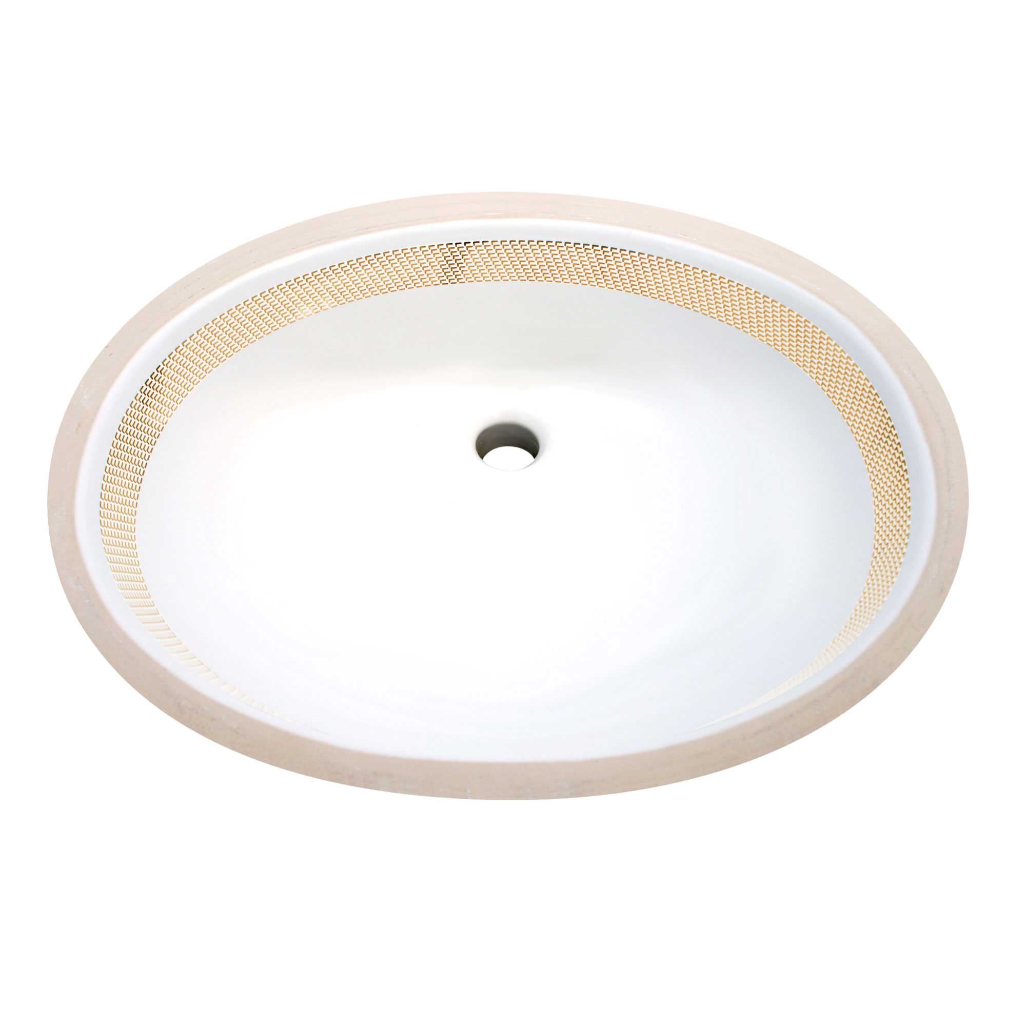 Border Design Hand Painted Bathroom Sinks – DecoratedBathroom
