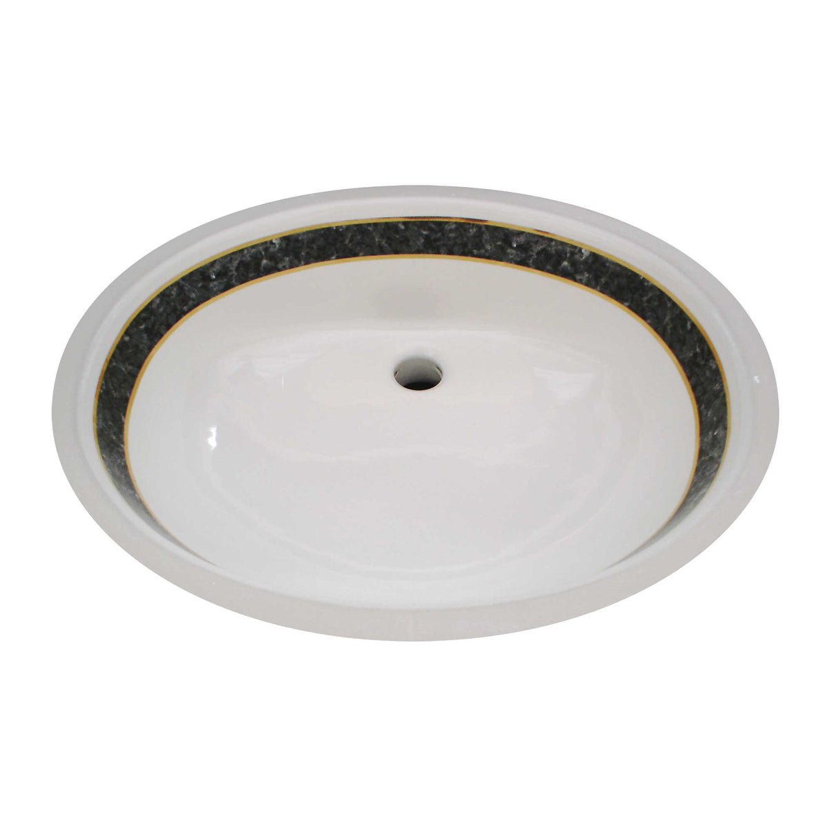 Thin Faux Wood or Marble Border Undermount Sink – DecoratedBathroom